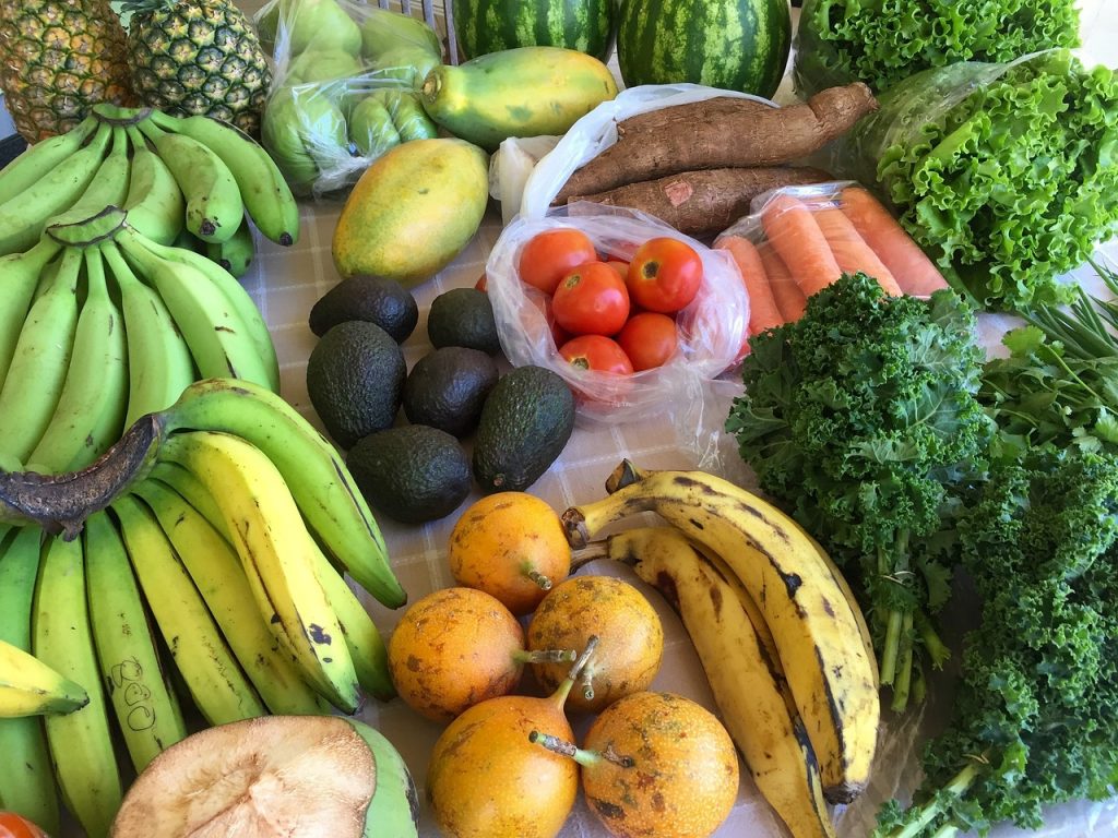 produce, fruits, vegetables